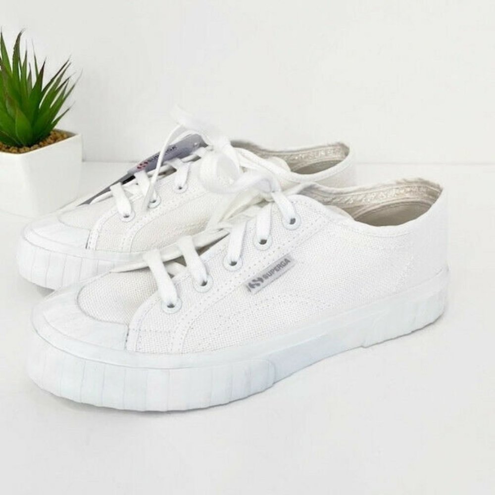 NEW Superga 2630 COTU Total White Sneaker 